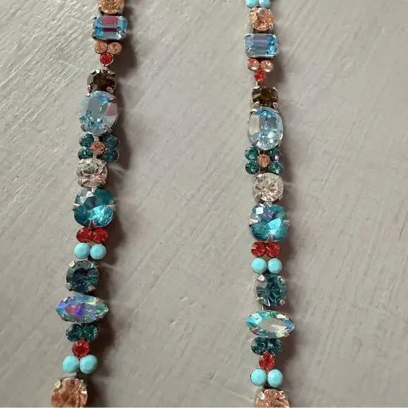 Sorrelli Crystal Silver Tone Statement Necklace - Picture 5 of 10